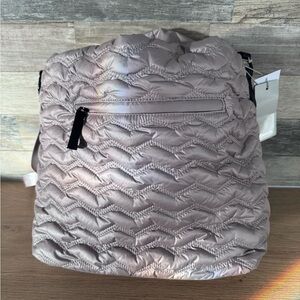 Bench Women's Shimmering Quilted Backpack in Light Purple